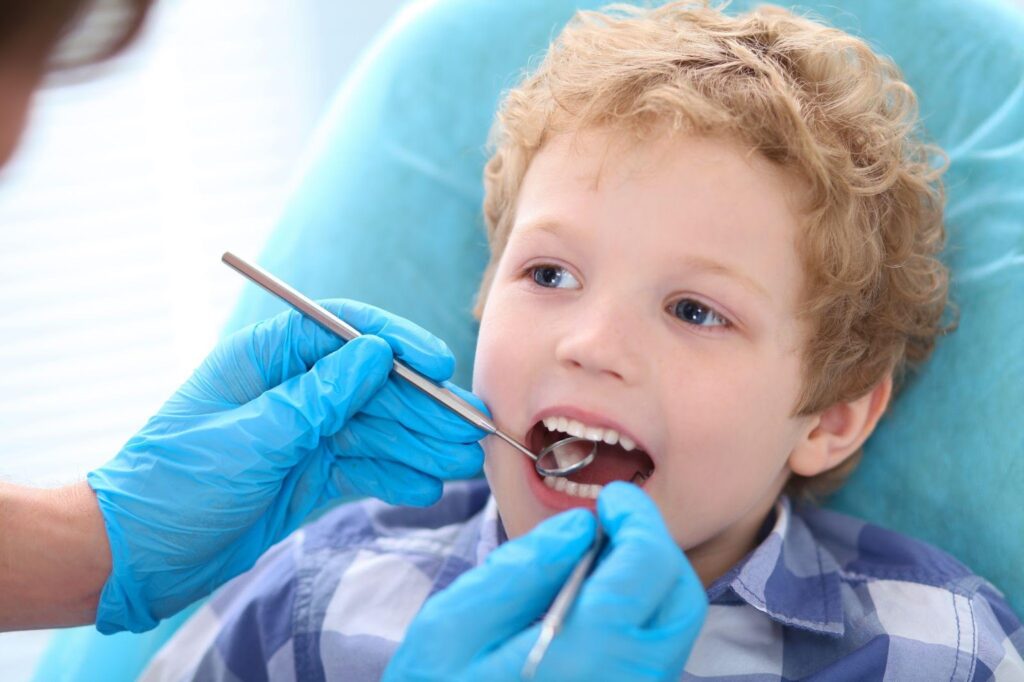 Dental care for kids - going to a dentist
