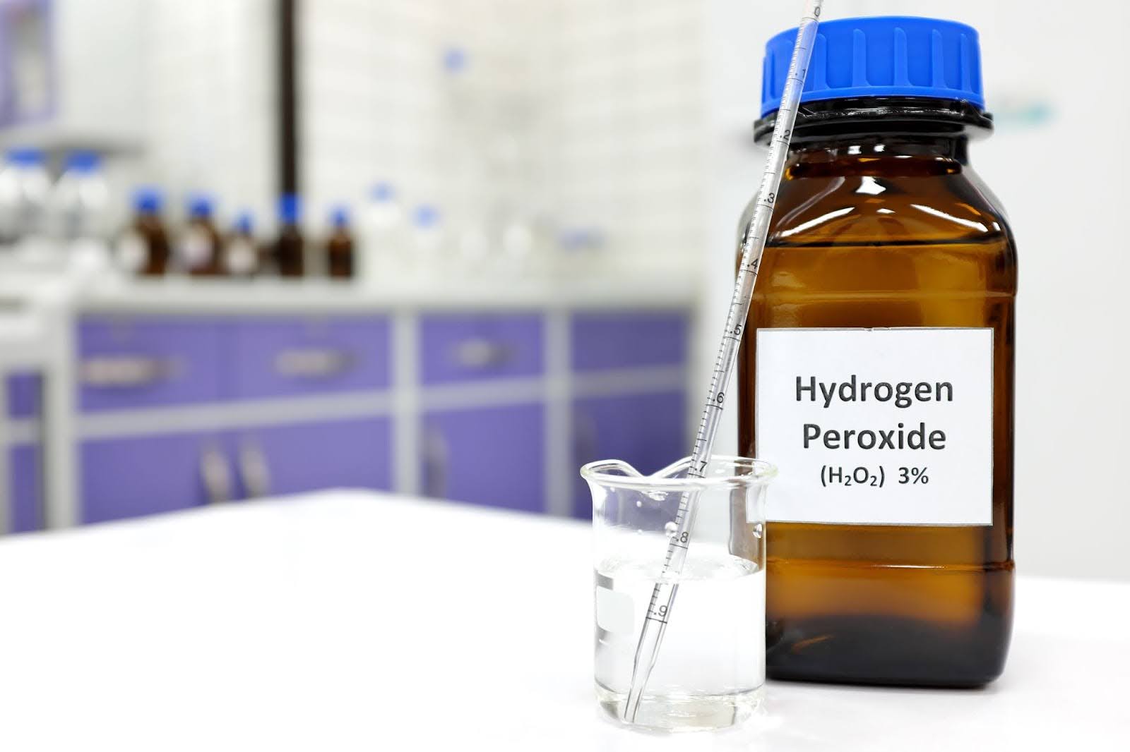 Toothache pain reliever for kids - hydrogen peroxide solution